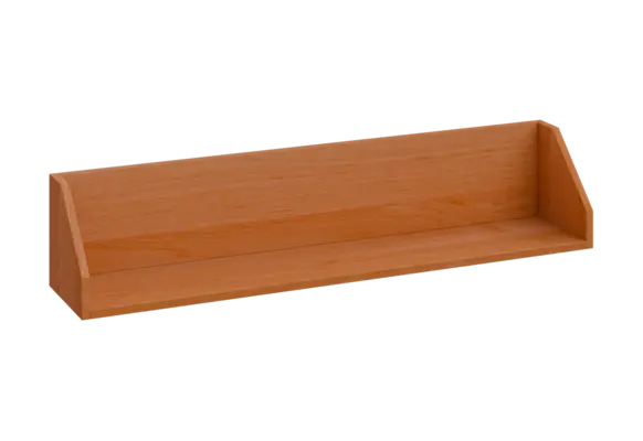 BPA - 120 police na zeď, 240x1200x240, olše jantar